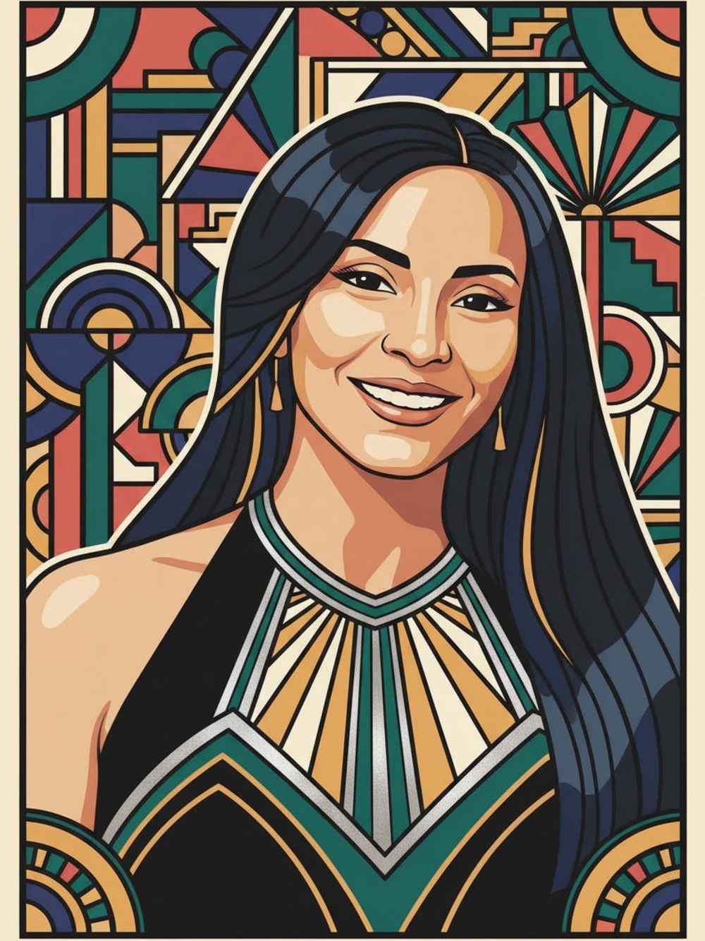 Spring Ready Graphic Poster - Green